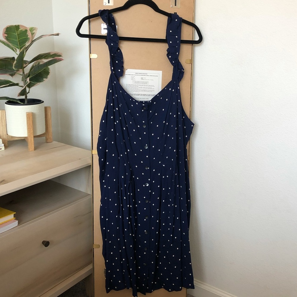 MADEWELL Button Front A Line Dress